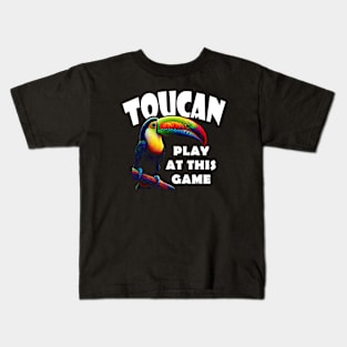 Brazil Funny Jungle Toucan Psychedelic Pun Kids T-Shirt